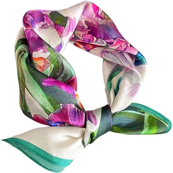 Mulberry Silk Neck Scarf - 031 - Picture 1 of 6